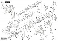 Bosch 3 601 AB2 005 Gbm13-2Re Drill 230 V / Eu Spare Parts